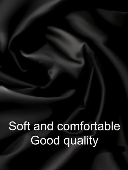 Solid Satin Pajama Set, Casual Short Sleeve Buttons Lapel Top & Shorts, Women'S Sleepwear