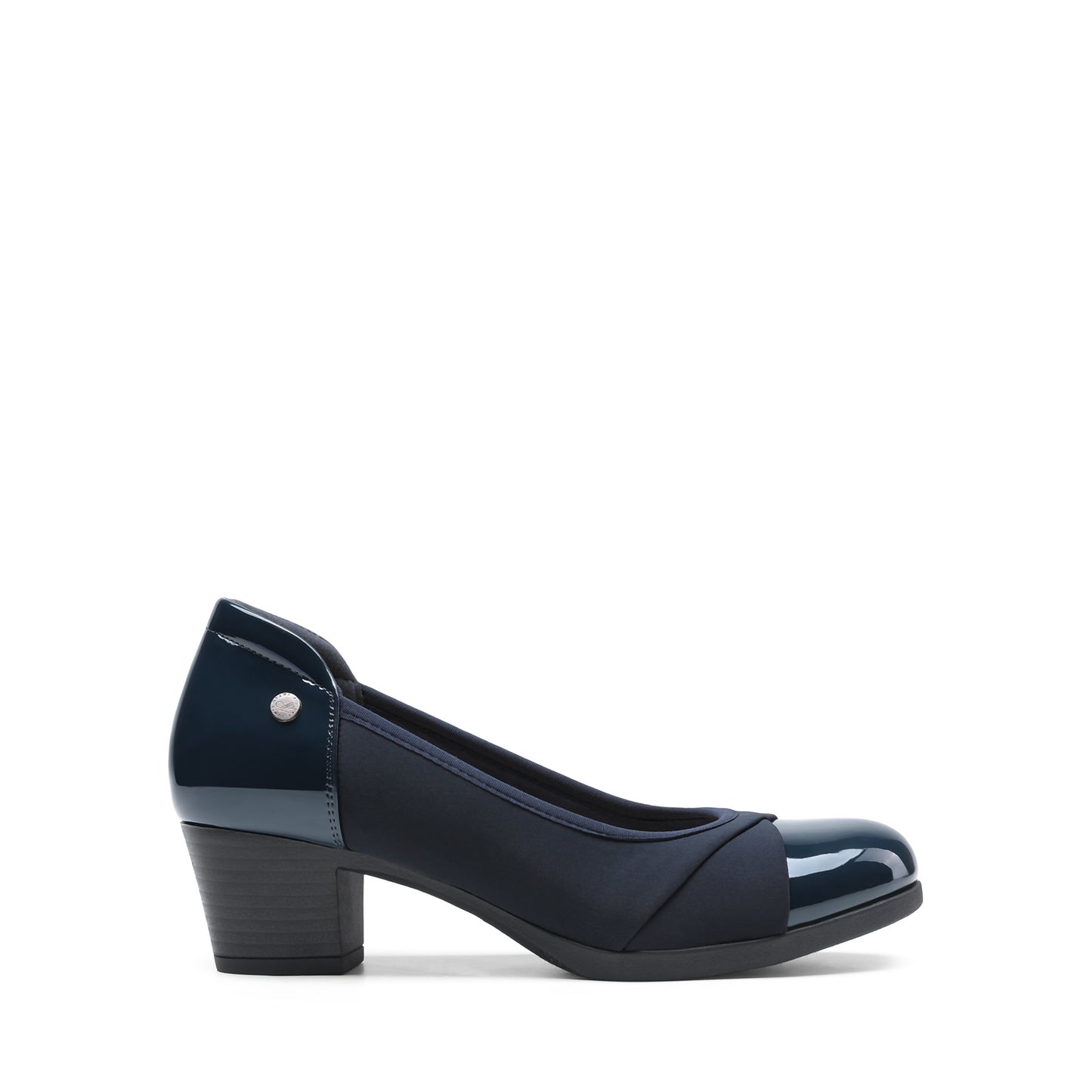 Women's Pumps Low Chunky Block Closed Toe Shoes Work Comfortable Heels Round Toe Dress Elegant & Breathable Pumps Dress Shoes Low Heel Slip On Loafers Pumps