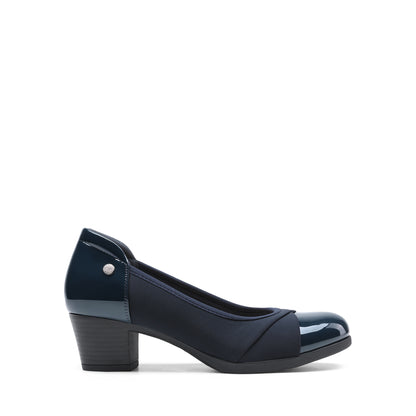 Women's Pumps Low Chunky Block Closed Toe Shoes Work Comfortable Heels Round Toe Dress Elegant & Breathable Pumps Dress Shoes Low Heel Slip On Loafers Pumps