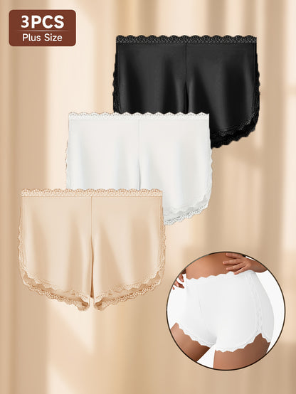 Women's Mixed colors Lace High-Waist Oversized Underwear - product view 9