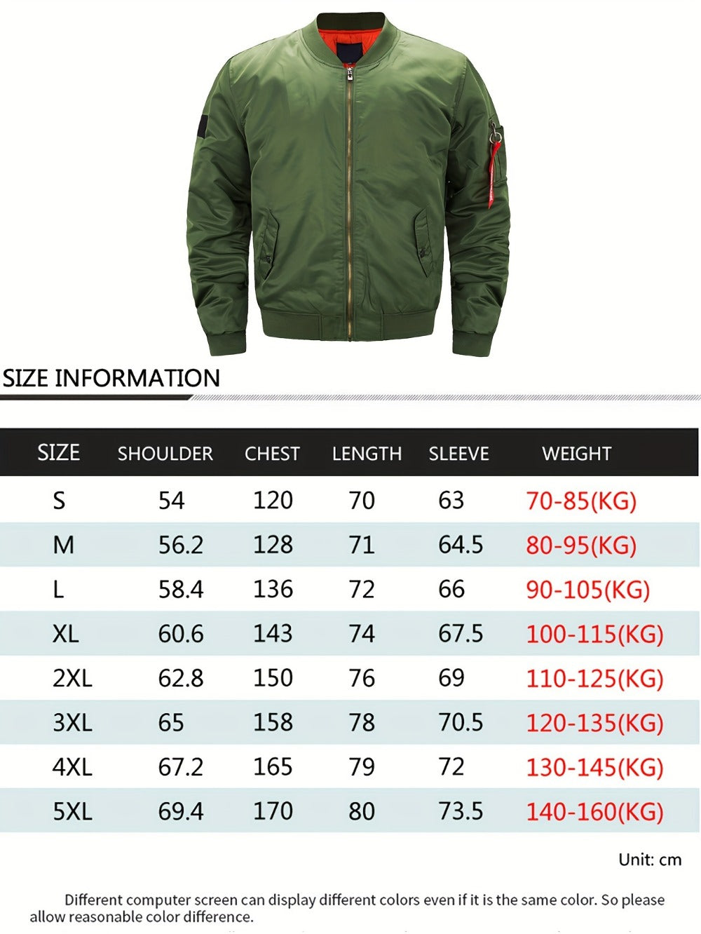 Men's Relaxed Zip-Up Coat