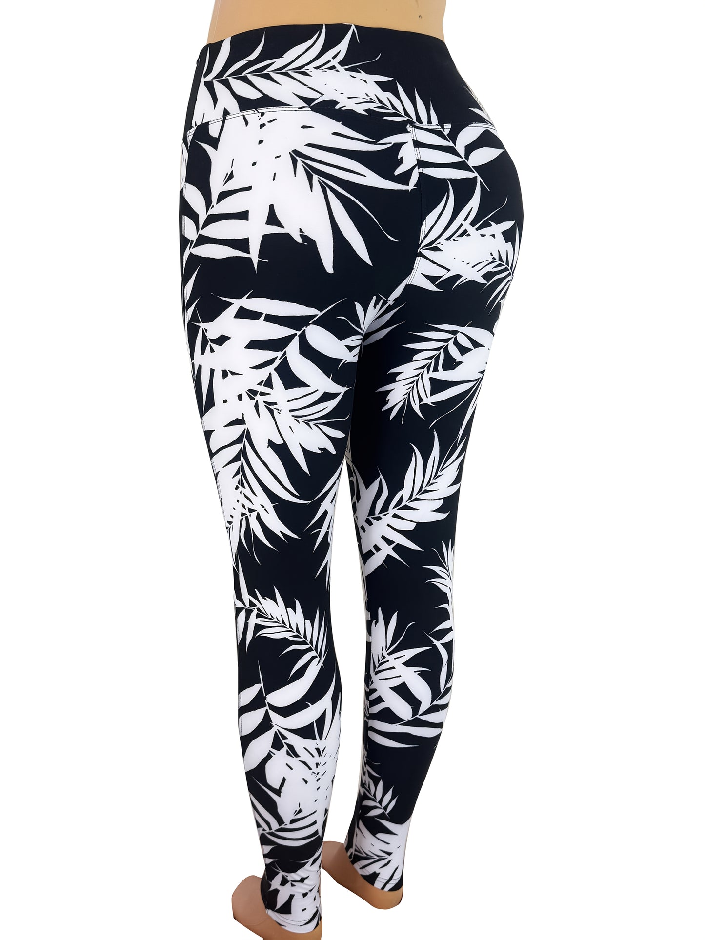 POCKETS Women's Leggings/High Waist Soft Stretch Skinny Solid Color & Printed & Tye Die Leggings for Women, Supper Soft Women's Clothing,,