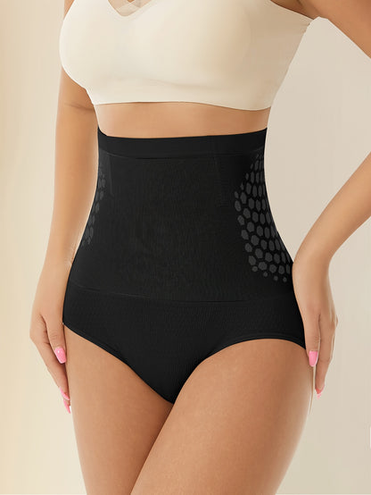 Women'S High Waist Body Shaping Panties - Push Up Buttocks, Tummy Control, Breathable Underwear With Floral & Geometric Design, Posture Correction Wear, Posture Correction Underwear | Floral Pattern Underwear Construction