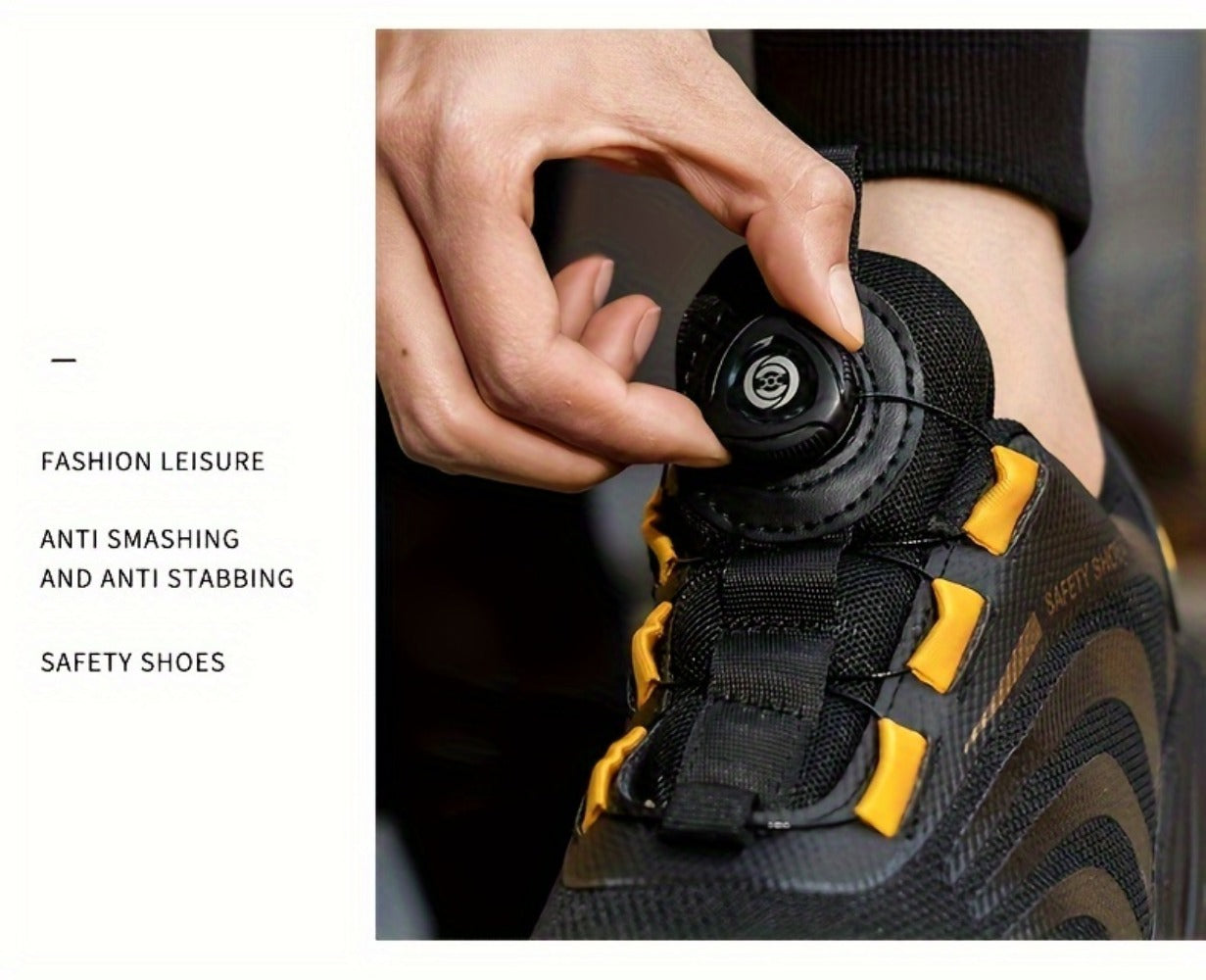 Unisex Work & Safety Shoes - Puncture Resistant & Slip-On 856485