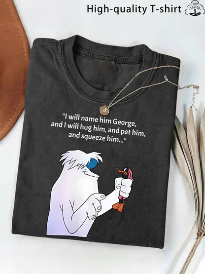 Men's Vintage T-Shirt - Round Neck Short Sleeve Travel Style
