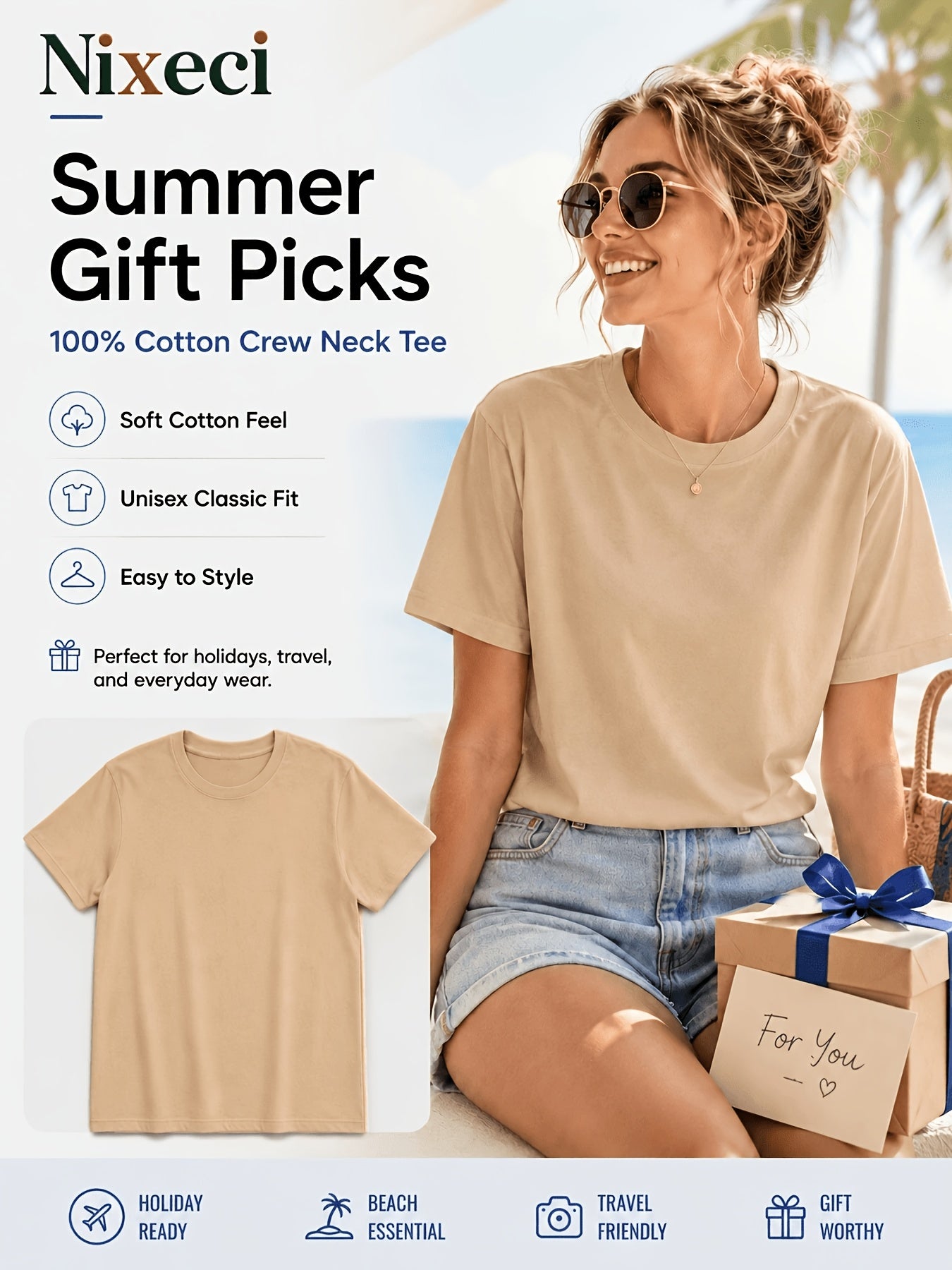 Women's Grey Short-Sleeve T-Shirt - product view 20