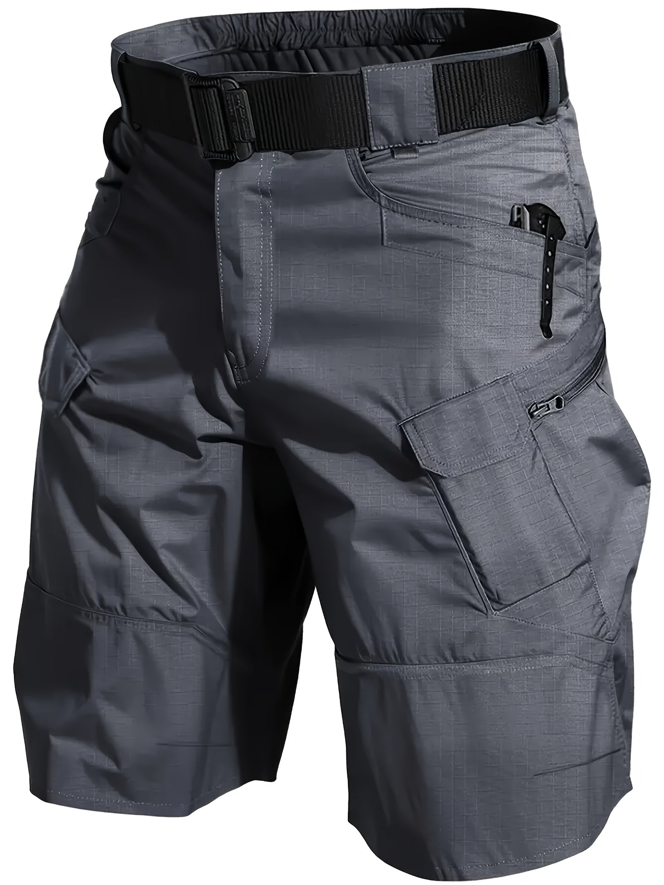 2pcs Summer Outdoor Cargo Shorts for Men, Multi-Pocket Hiking Shorts, Durable, Ripstop, Wear-resistant, Good for Camping, Hunting, Fishing, Summer Outdoor Activies and Daily Wear
