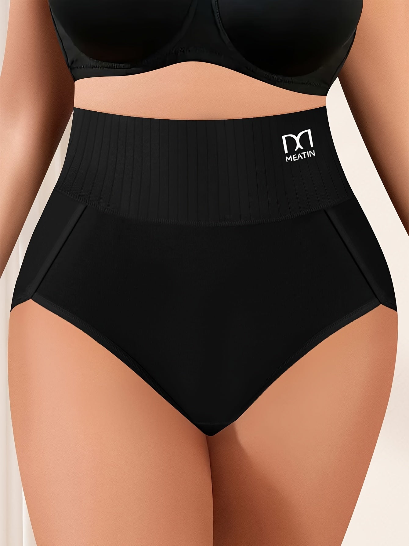 QUASTI 10pcs Women'S Dopamine Colourful Stripes Breathable Comfortable Fit Women'S High Waisted Panties Elastic Soft Hip Wrapping High Waisted Thigh Panties Back to Sports Panties & Women'S High Waisted Fashion Panties