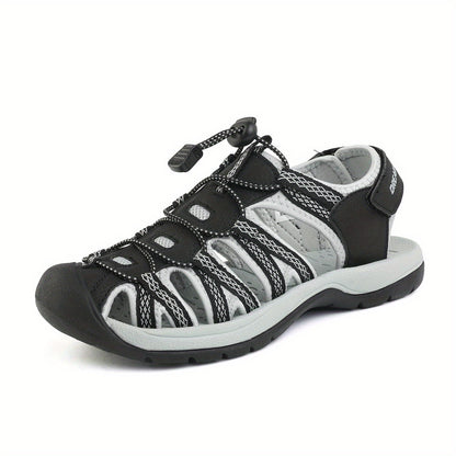 Women Sport Sandals Flat Sandals Womens Closed Toe Hiking Summer Outdoor Sandals Sport Athletic Sandals for Hiking Walking Water Shoes Adjustable Width Comfortable Sturdy Brand Women Shoes