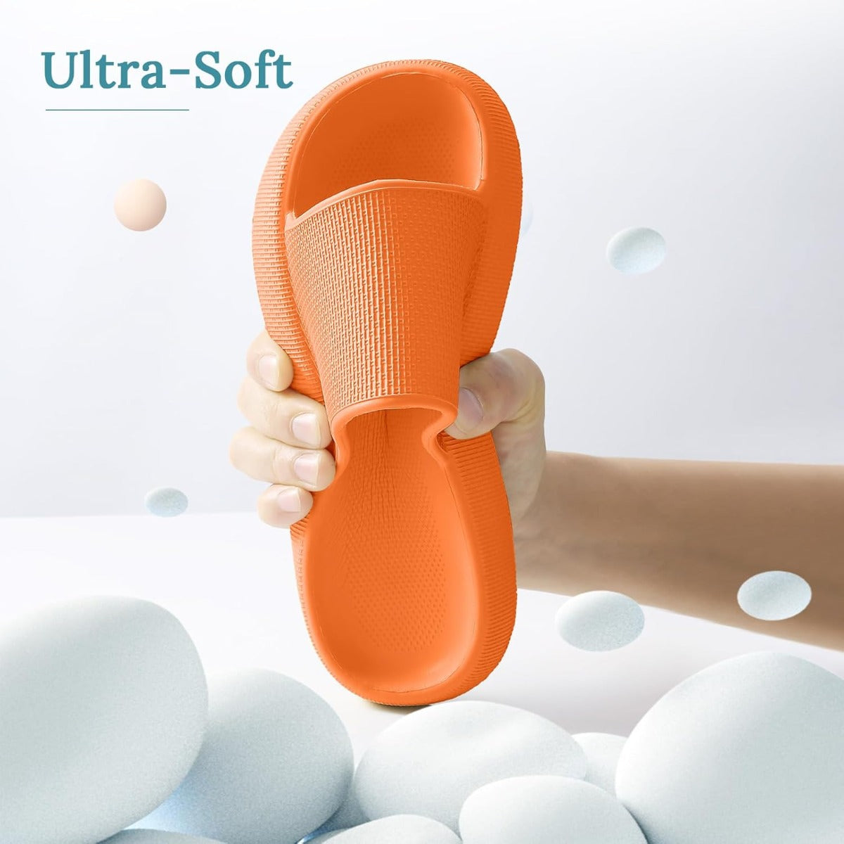 Men's and Women's Bathroom Indoor Slippers, Men's Quick-Dry Slippers, Arch Support Shower Shoes with Cushioned Soles