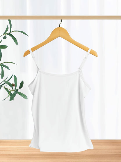 6-pack Women'S Camisole, Casual Breathable Camisole, Various Colors, Comfortable Basic Version