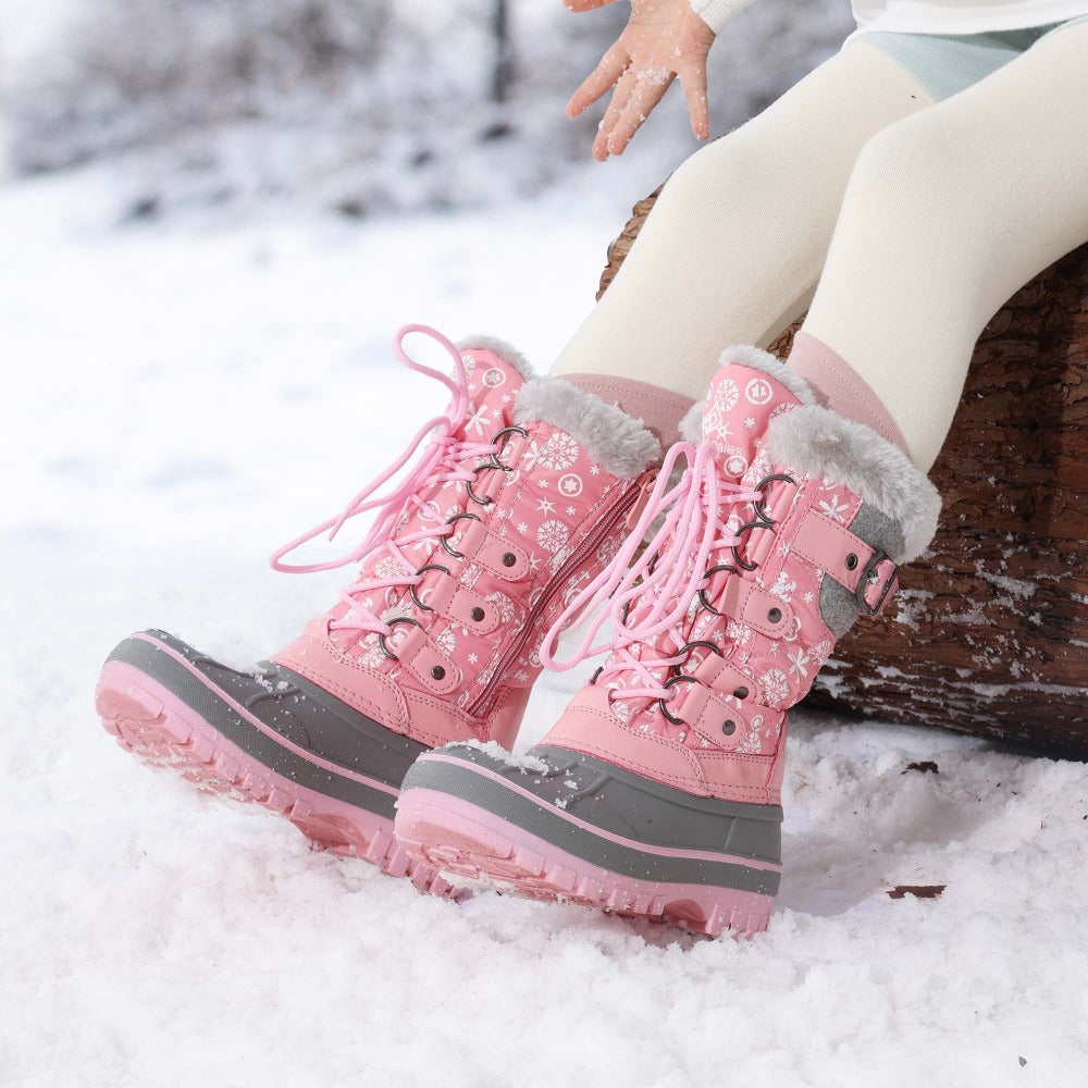 Kids' Insulated Snow Boots - Warm Winter Design 934565