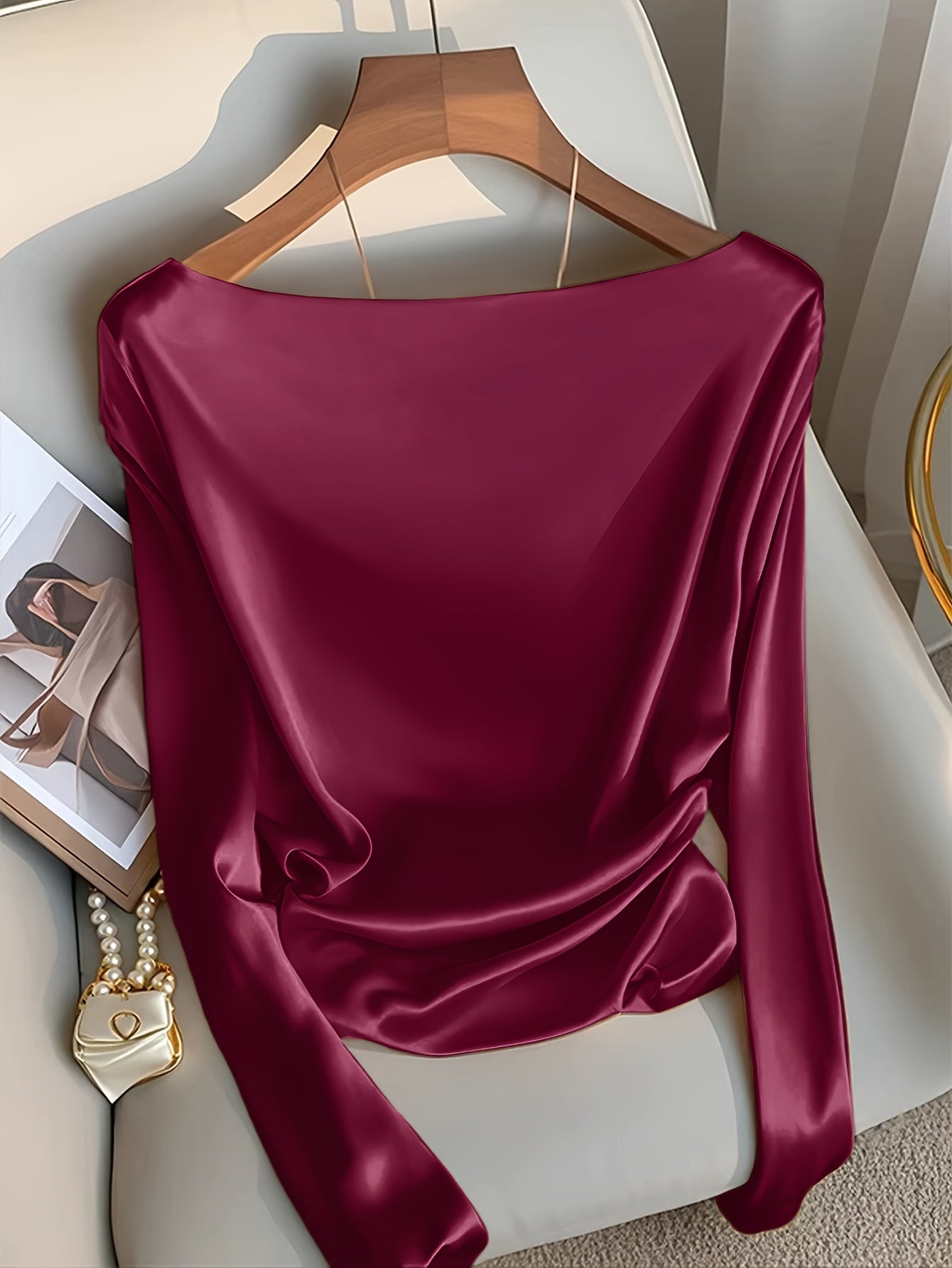 Women'S Elegant Casual Formal Solid Color Long Sleeve Pants Suit