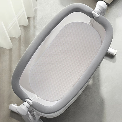 Crib Mattress - Waterproof Breathable Oval-Shaped Bassinet