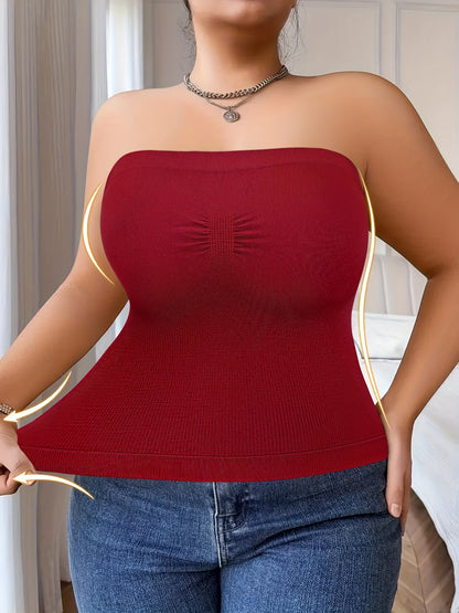 Plus-Size Tummy Control Bodysuit for Women - Comfortable, Breathable Shapewear