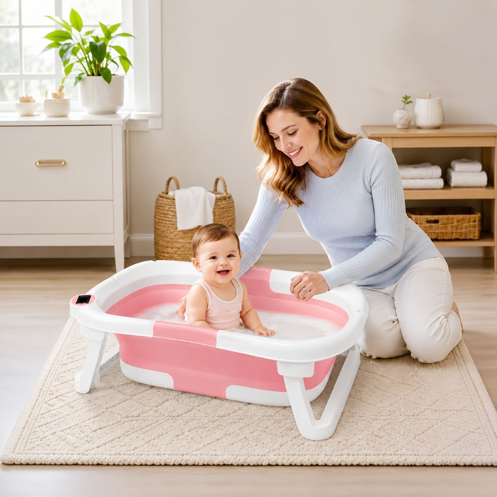 Baby Bathtub - Portable Foldable Travel Soft 3717