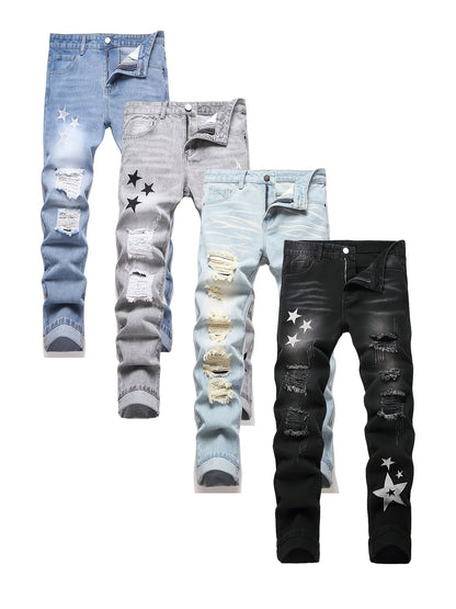 Grey Slim-Fit Jeans - product view 4