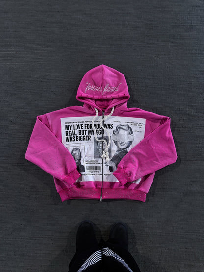 Trendy American Hoodie with a Unique Design, Featuring a Loose Fit Suitable for All Genders, Inspired by Hip-Hop And Harajuku Styles. This Dark Sweatshirt Is Part of a Viral Clothing Brand, Perfect for Streetwear Enthusiasts