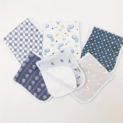 Baby Burp Cloth Set - Soft Absorbent Multipack Style 0517
