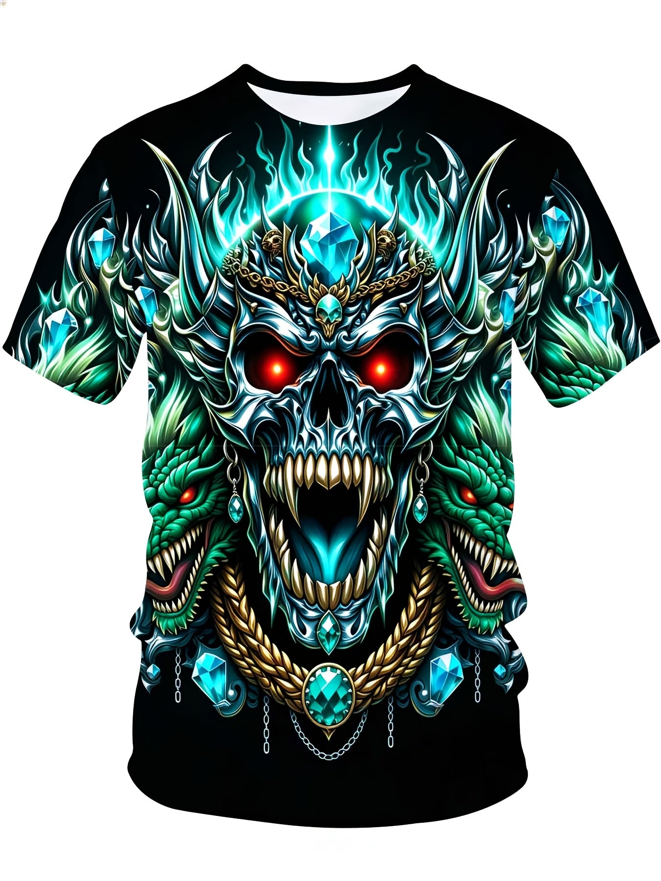 Men's Multicolor Printed Graphic T-Shirt - product view 28