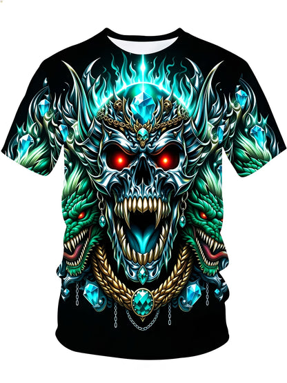 Men's Multicolor Printed Graphic T-Shirt - product view 28