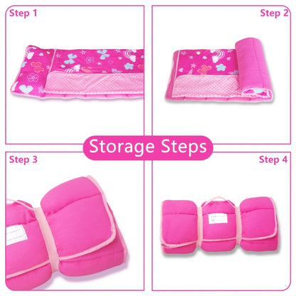 Kids Nap Mat - Foldable Cooling Preschool Sleep Set