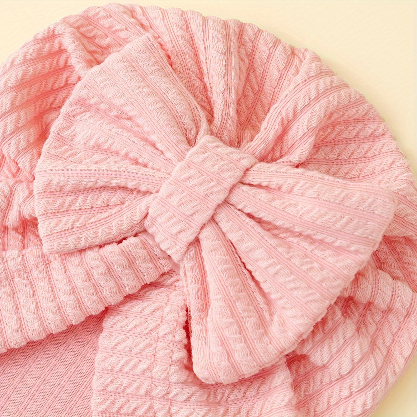 4pcs Pit Strip Flower Type Baby Caps