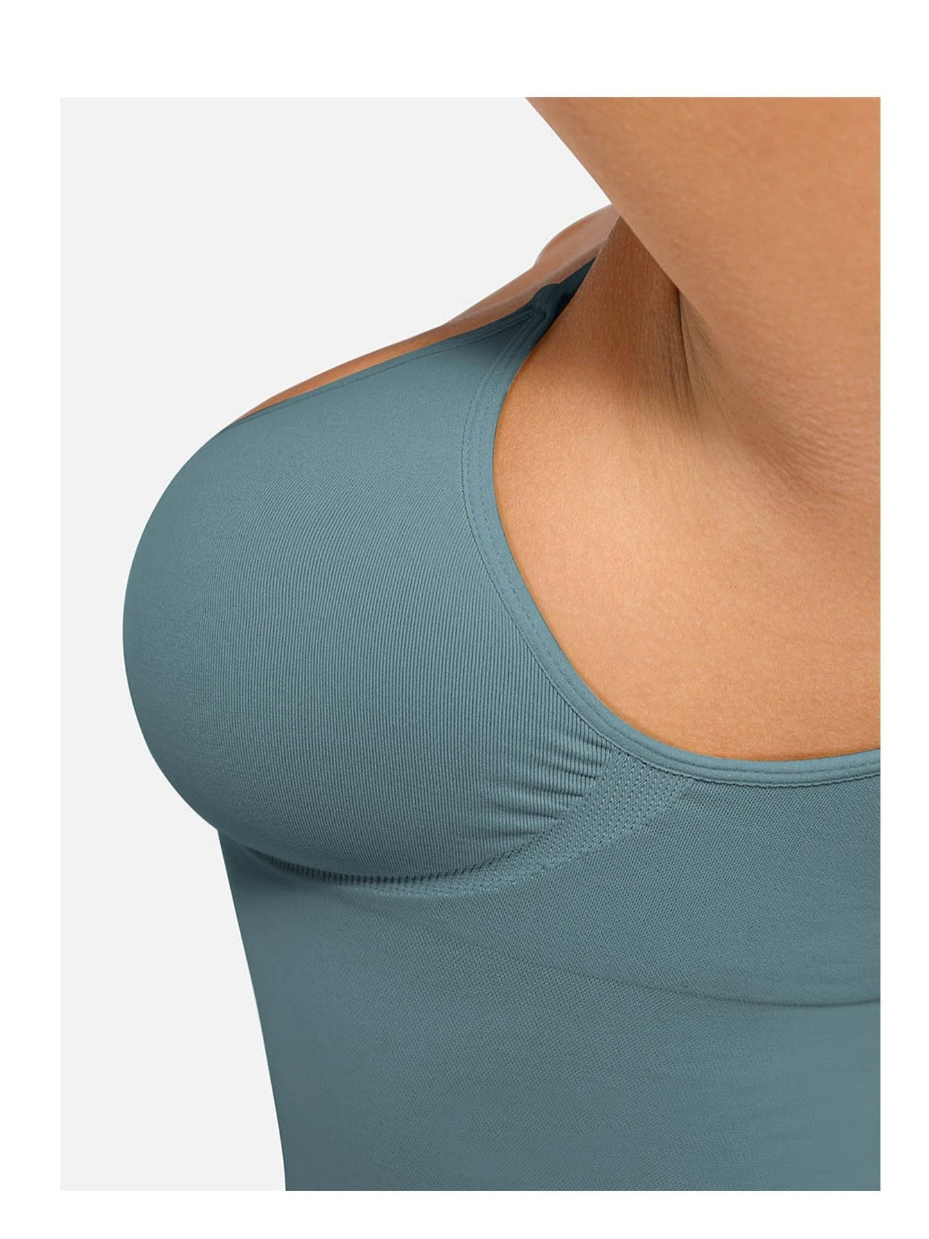 Womens Tank Top Shapewear Tummy Control Tops Cami Tank Compression V Neck Camisole