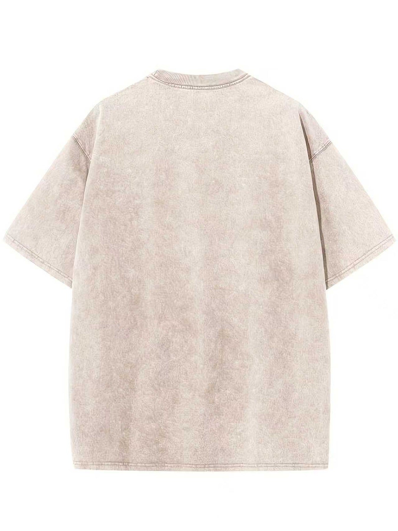Color Letter Printed Joyful Face Pattern GOD IS GOOD ALL THE TIME Short-sleeved T-shirt Men's and Women's Loose Casual Trendy Tops, Old Washed Cotton Double-sided Casual Tops, Suitable for Holidays, Going Out, Home, Outdoor, Gift Giving and Other