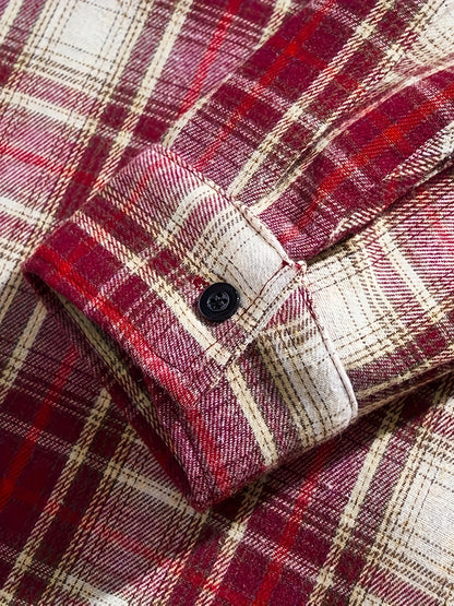 Red+Black+Yellow Rayon Shirt - product view 11
