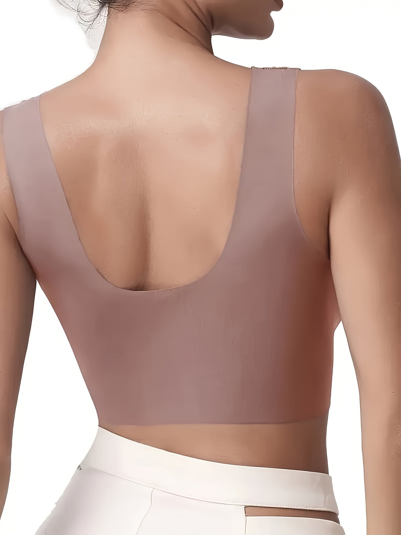 6-Pcs Elegant And Breathable Floral Sports Bra Set - Comfortable Full-cup, Wire-free, Push-up Sports Bra - Elastic Nylon Blend Fabric, Suitable For Fitness, Running, Yoga Workouts And Casual Sports.