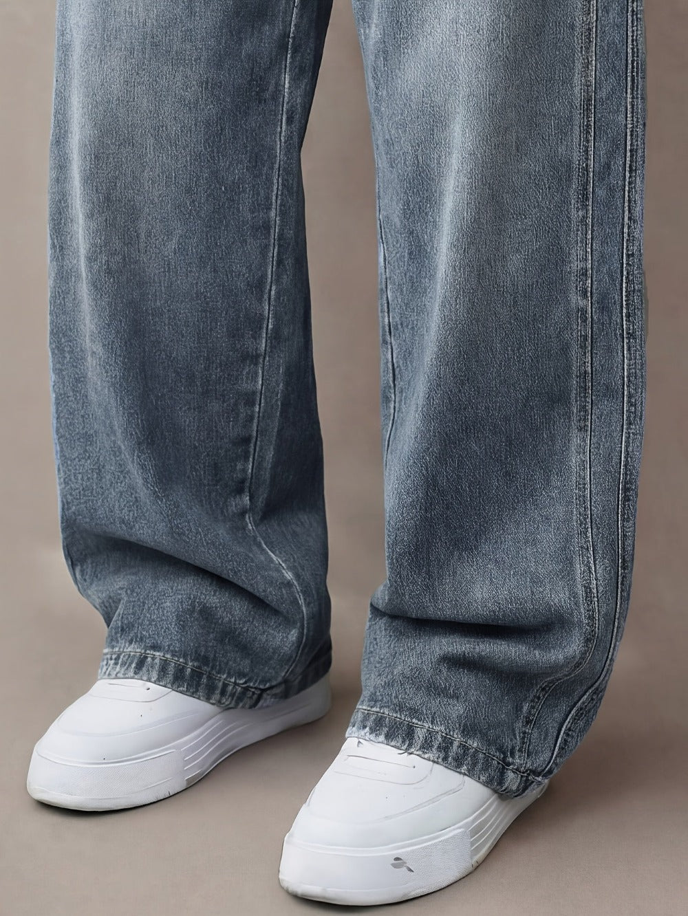 Men's Relaxed Fit Jeans - Classic Wash Clean Finish Everyday