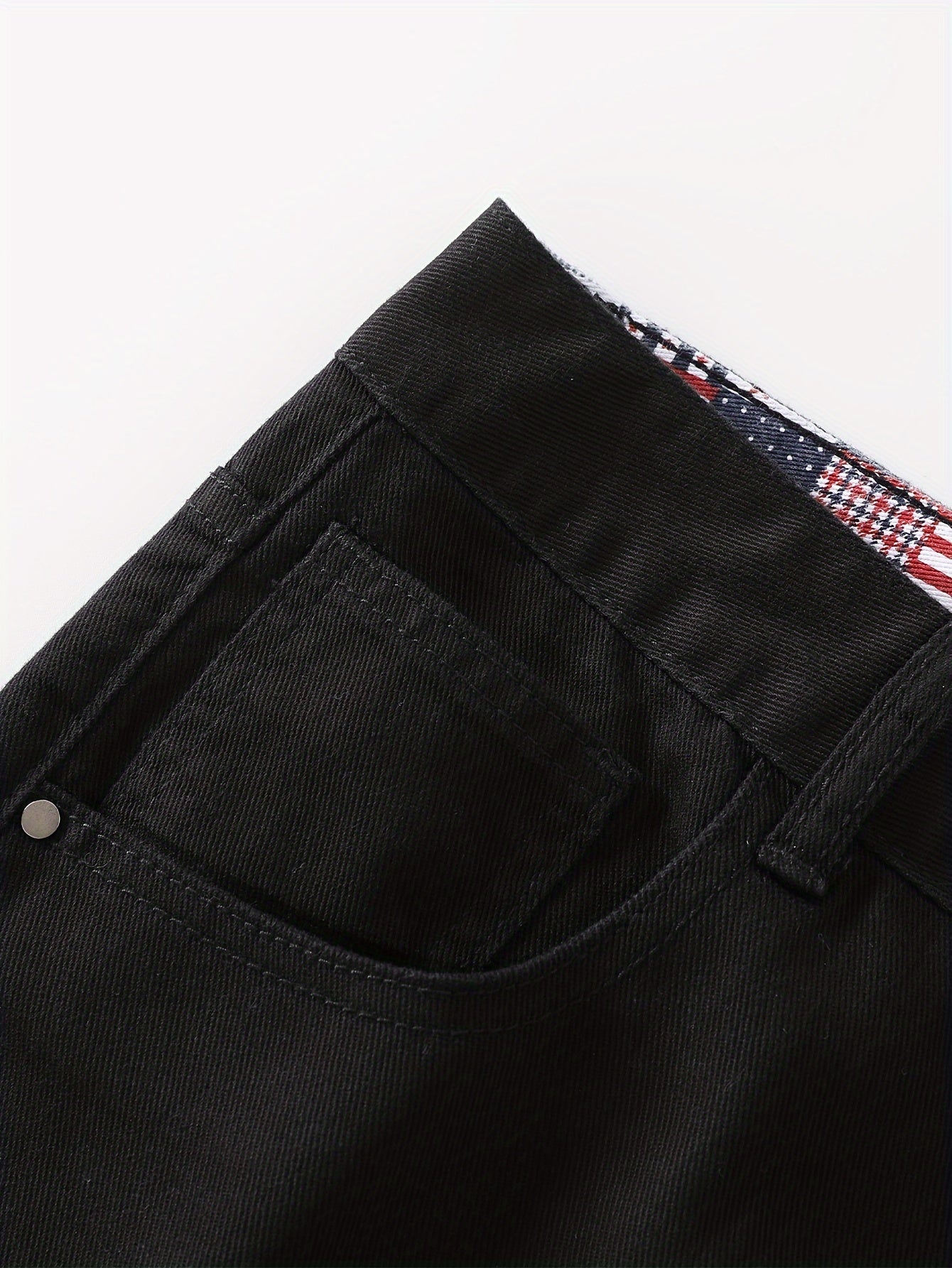 Men's Non-Stretch Ripped Tapered Denim Jeans - Distressed Streetwear Pants with Tapered, Ripped Hem & Flag Suitable for - Wear, Machine Washable Regular Fit for Urban Fashion and Casual Outfits