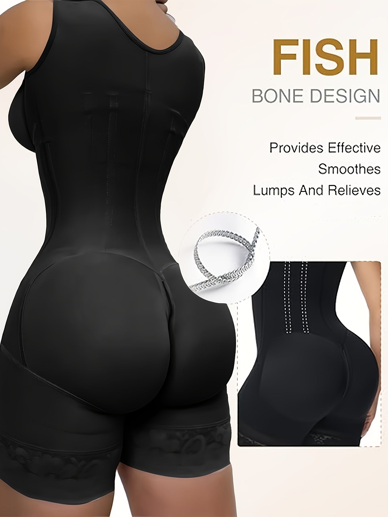 Colombian Style Shaping Waist Cincher Shapewear Tummy Control Body Shaper Postpartum Butt Lifter with Zipper Crotch