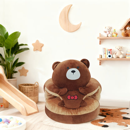 Toddler Seat |Toddler Sofa Chair | Infant Floor Seat with Back Support | Plush Toddler Sofa Chair for 6-18 Months, Ultra Soft Learning to Sit Seater, Machine Washable Portable Activity Seat for Feeding & Playtime