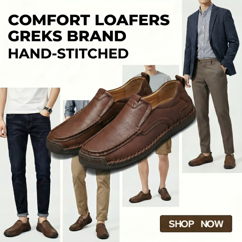Men's Loafers & Flats - Cushioned Comfort Slip-On for Outdoor & Travel 677989