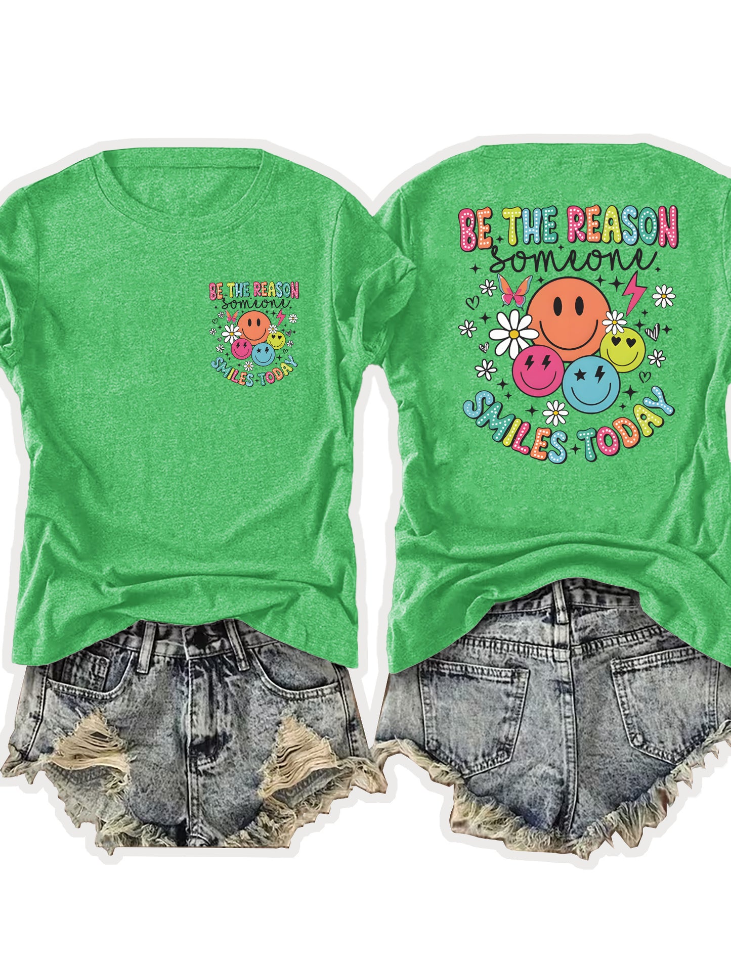 Women'S Casual Sports T-Shirt | Fun smiling Face Design, Lightweight & Breathable Fabric, Perfect For Beach And Park Outings - A Versatile And Trendy Addition To Your Wardrobe For Endless Joyful Adventures