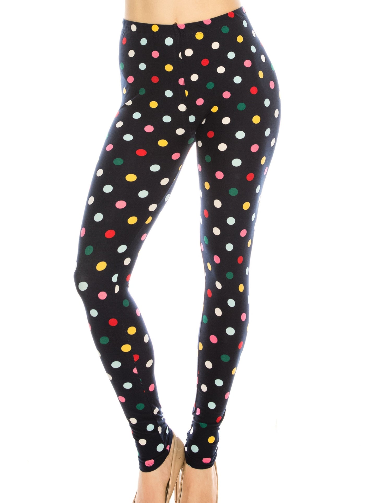 Fashion Printed Leggings For Women No See Through High Stretch Super Soft Leggings Regular