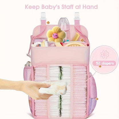 Diaper Organizer - Hanging Changing Caddy Crib