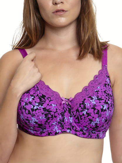 Unlined Minimizer Bras for Plus-Size Women, Featuring Underwire And Available in Sexy Big Sizes 36-46C-F