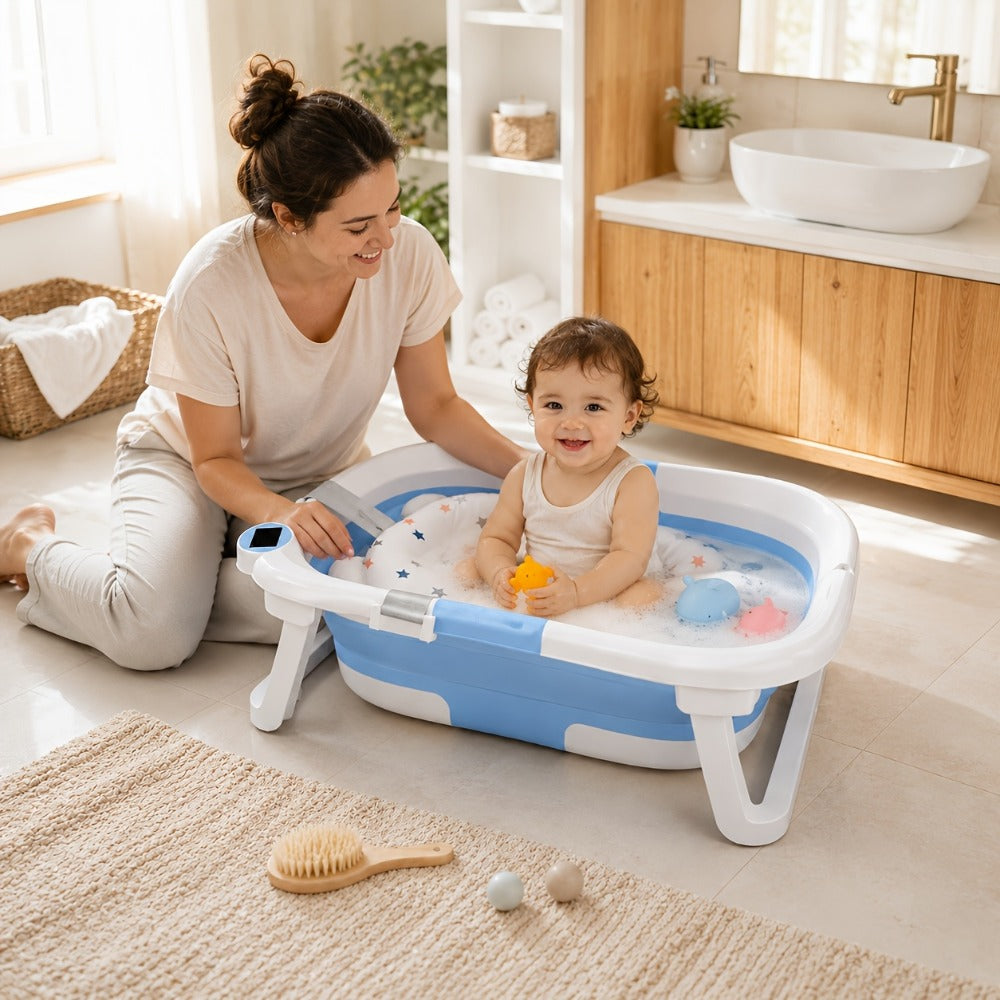 Baby Bathtub - Portable Foldable Travel Soft 3717