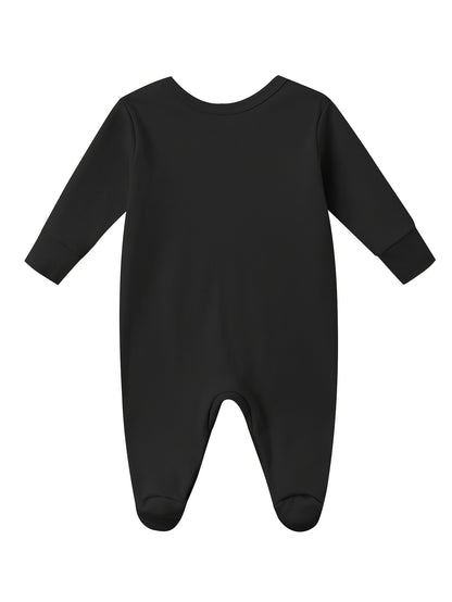 Baby Cotton Onesie with "My Great Grandma Loves Me" Lettering - Soft Long Sleeve Newborn Romper, Easy On/Off Outfits Suitable for Spring Summer Fall, Grandma-Themed Clothing, Perfect for Outdoor