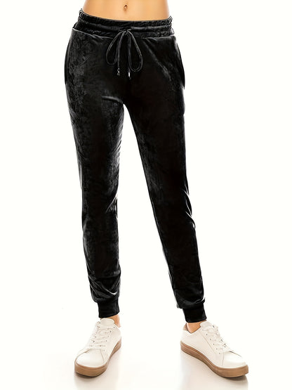 BCCSK Casual Velvet Jogger For Women/ Super Soft Warm Winter Leggings Yoga Pants/ Women'S Clothings