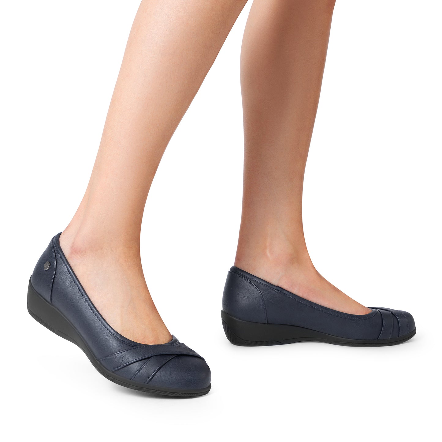 Womens Fashionable Flat Shoes, Rounded Toe with Flat Heel Shoes, Shoes for Women, Suitable for Dressing, Parties, Walking, Comfortable, Simple Design, Soft Insole