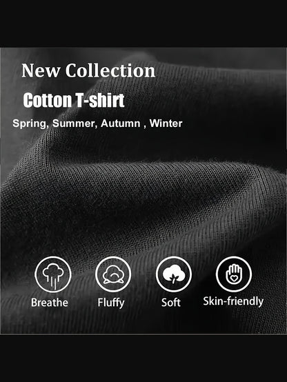 Comfortable Cotton Fabric High Elasticity Printed T-shirt Lightweight and Breathable Fabric Festival Gifts Spring/Summer