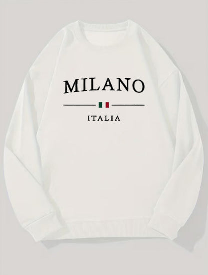 Men's Relaxed Pullover Sweatshirt