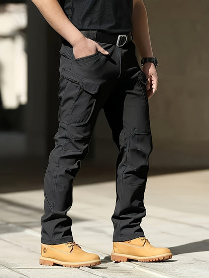 4 Pairs of Men's Lightweight Work Pants - Durable, Breathable And Quick-Drying, with Multiple Pockets, All-Season Straight-Leg Pants Suitable for Outdoor Adventures And Construction, Hiking Pants - Perfect Birthday/ Anniversary Gifts