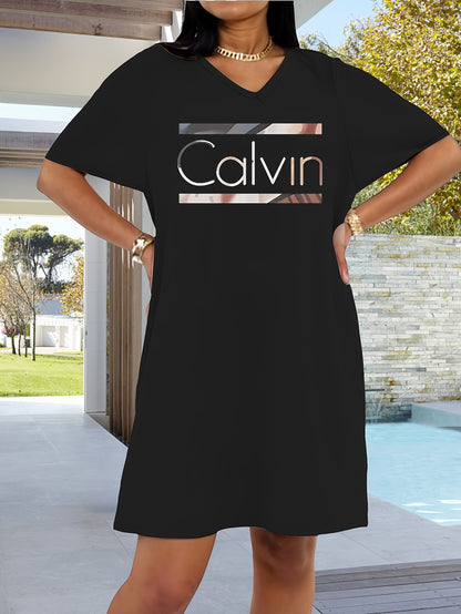 Women's Black Printed V-Neck Shorts - product view 9