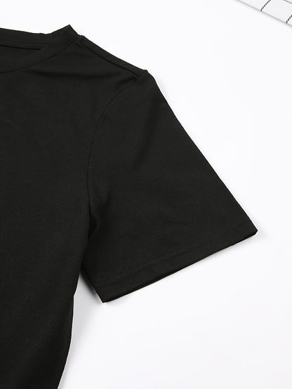 Men'S Graphic Print T-Shirt, Breathable And Moisture-Wicking, Machine Washable And Easy Care, Casual Round Neck, Shipped from Local Warehouse, Medium Stretch, Short-Sleeved Summer Top, Fashionable And Versatile