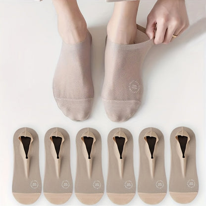 Men's Lace Detail Ankle Socks - 6-Pair Pack